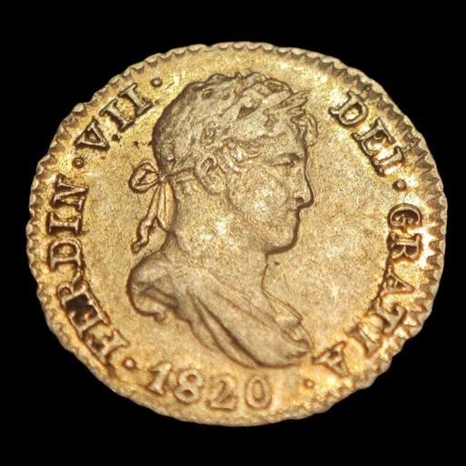 1/2 REAL 1820 - FERNANDO VII - MADRID [2]