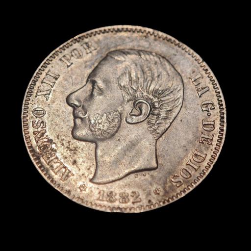 2 PESETAS 1882 - ALFONSO XII - MADRID