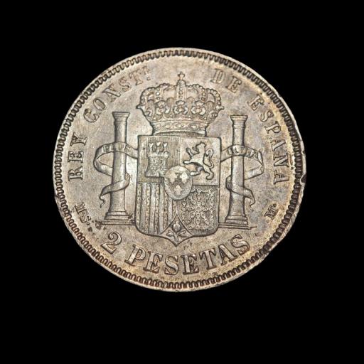 2 PESETAS 1882 - ALFONSO XII - MADRID [1]
