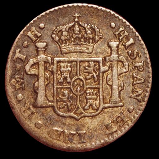 1/2 REAL 1806 - CARLOS IV - MEXICO [1]