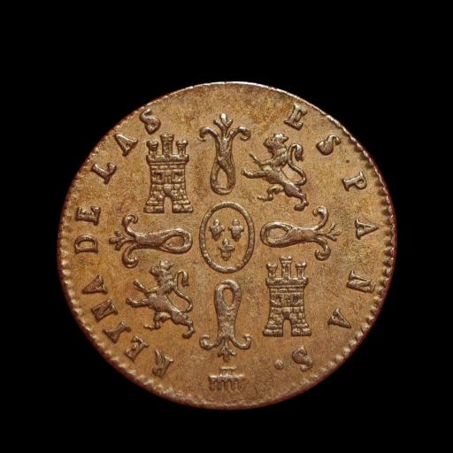 2 MARAVEDIS 1842 - ISABEL II - SEGOVIA [1]