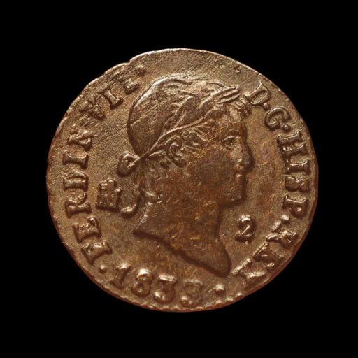 2 MARAVEDIS 1833 - FERNANDO VII - SEGOVIA [0]
