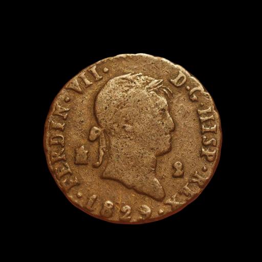 2 MARAVEDIS 1829 - FERNANDO VII - SEGOVIA [0]