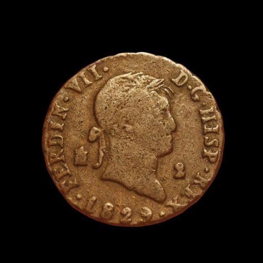 2 MARAVEDIS 1829 - FERNANDO VII - SEGOVIA [1]