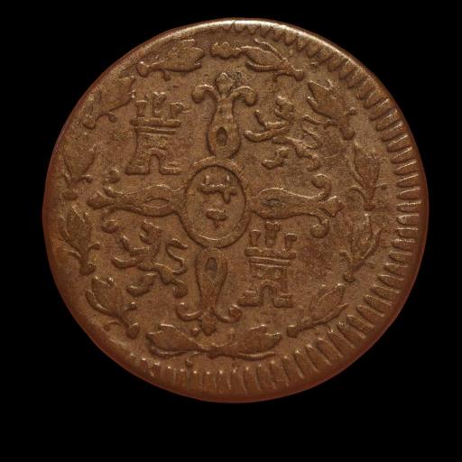 2 MARAVEDIS 1819 - FERNANDO VII - JUBIA [1]