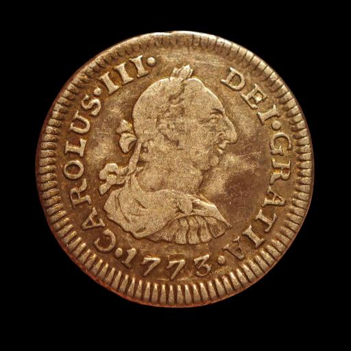 1/2 REAL 1773 - CARLOS III - MEXICO  [0]