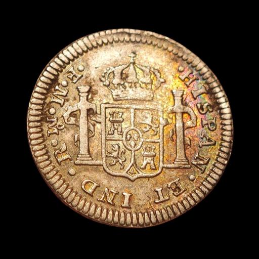 1/2 REAL 1773 - CARLOS III - MEXICO  [3]