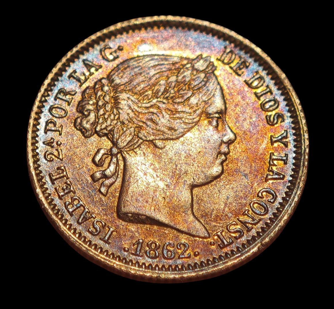 1 REAL 1862 - ISABEL II - MADRID