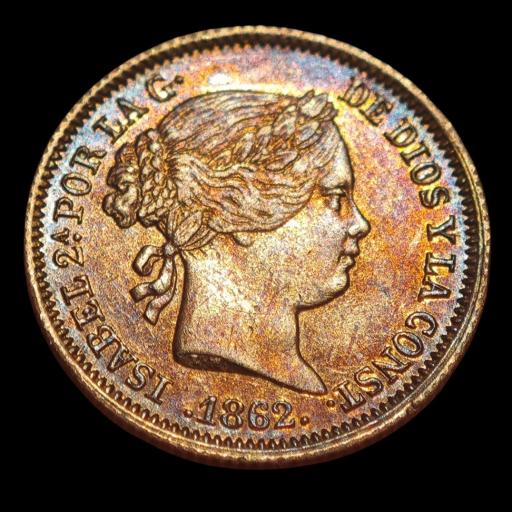 1 REAL 1862 - ISABEL II - MADRID [0]