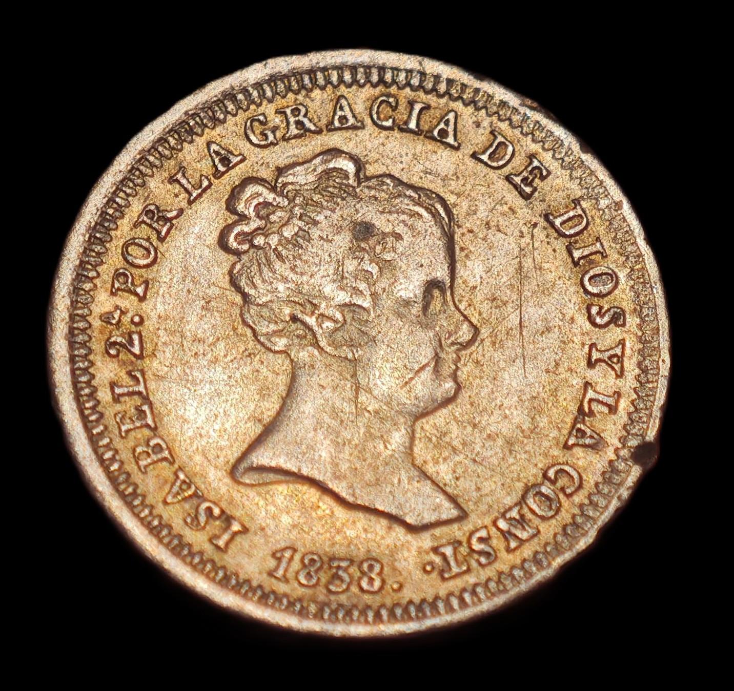 1 REAL 1838 - ISABEL II - MADRID