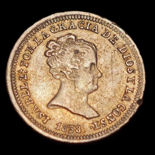 1 REAL 1838 - ISABEL II - MADRID