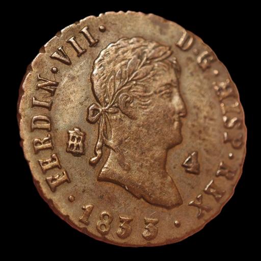 4 MARAVEDÍS 1833 - FERNANDO VII - SEGOVIA  [2]