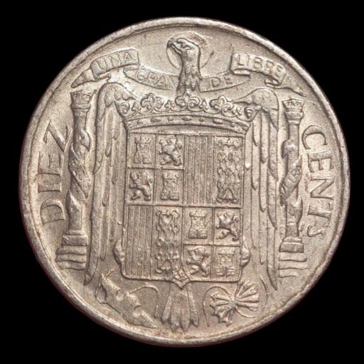 10 CÉNTIMOS 1953 - FRANCO - SIN CIRCULAR [3]