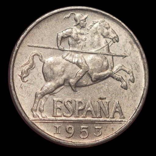 10 CÉNTIMOS 1953 - FRANCO - SIN CIRCULAR