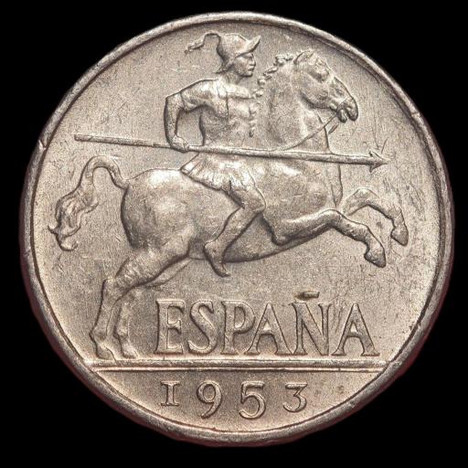 10 CÉNTIMOS 1953 - FRANCO - SIN CIRCULAR [2]