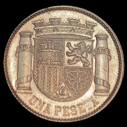 1 PESETA 1933 *3*4  - II REPÚBLICA - MADRID [1]