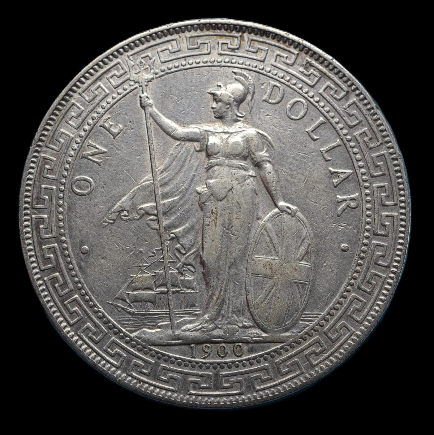 1 DOLAR 1900 - IMPERIO BRITÁNICO - HONG KONG