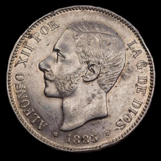 5 PESETAS 1885 - ALFONSO XII - MADRID