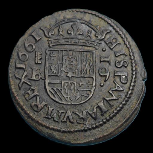 16 MARAVEDÍS 1661 - FELIPE IV - SEGOVIA  [1]