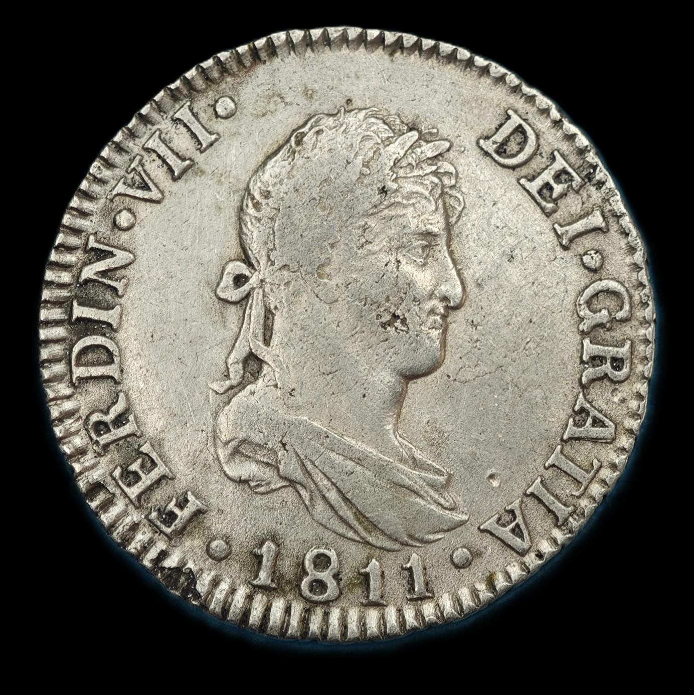 2 REALES 1811 - FERNANDO VII - CÁDIZ
