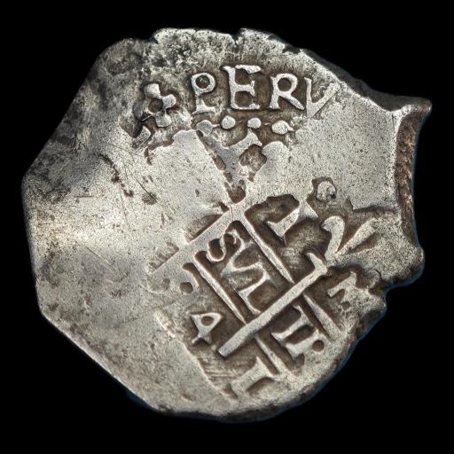 MACUQUINA 1 REAL 1694 - CARLOS II - LIMA  [2]