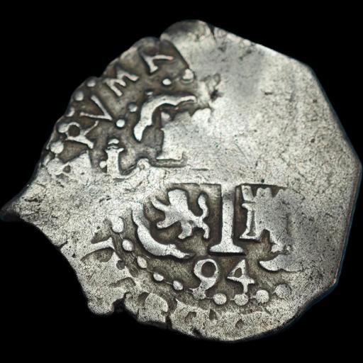 MACUQUINA 1 REAL 1694 - CARLOS II - LIMA  [1]
