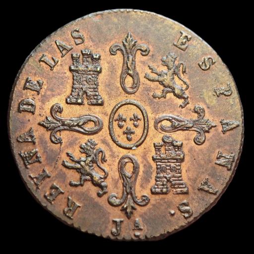 4 MARAVEDÍS 1847 - ISABEL II - JUBIA [1]