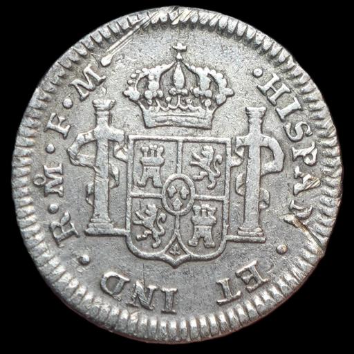 1/2 REAL 1776 - CARLOS III - MEXICO  [1]
