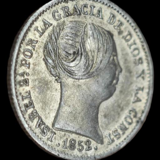 1 REAL 1852 - ISABEL II - MADRID  [2]