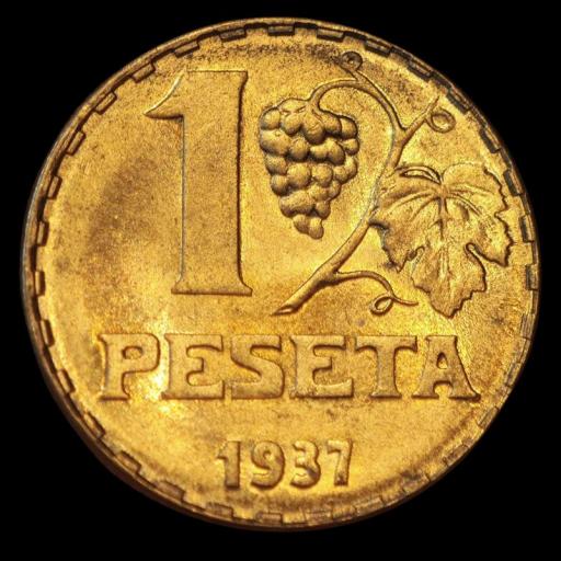 1 PESETA 1937 - II REPÚBLICA - MADRID [1]