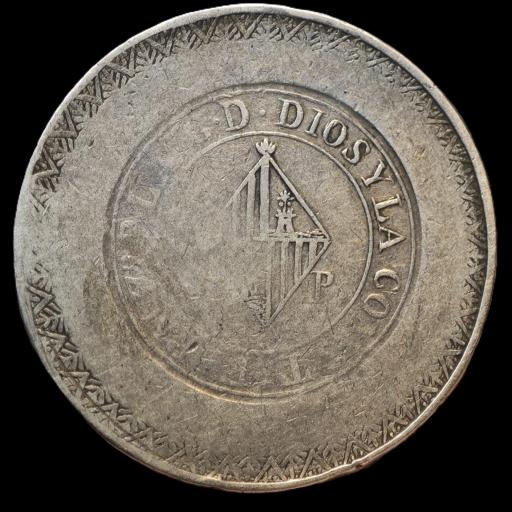 5 PESETAS 1823 - FERNANDO VII - BALEARES [2]