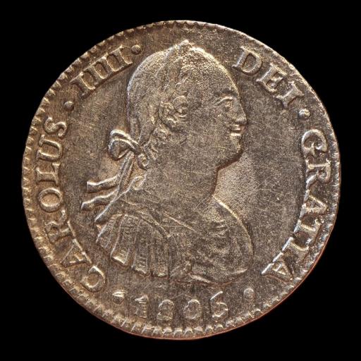 1 REAL 1805 - CARLOS IV - MEXICO [2]