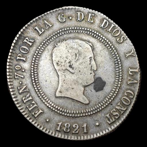 10 REALES 1821 - FERNANDO VII - MADRID [2]