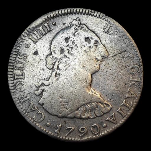 4 REALES 1790 - CARLOS IV - MEXICO  [0]