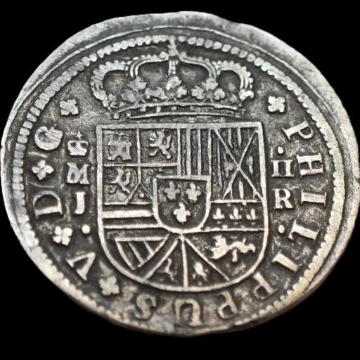 2 REALES 1717 - FELIPE V - MADRID  [2]