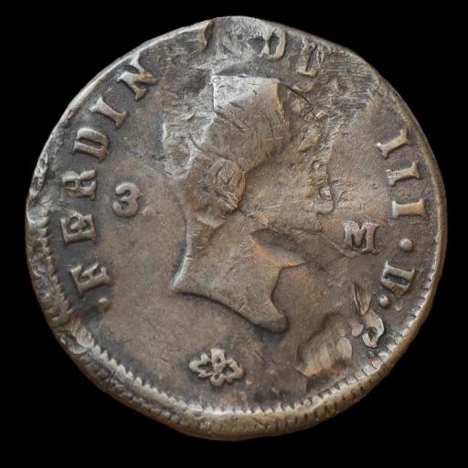 3 MARAVEDÍS - FERNANDO VII - PAMPLONA [0]