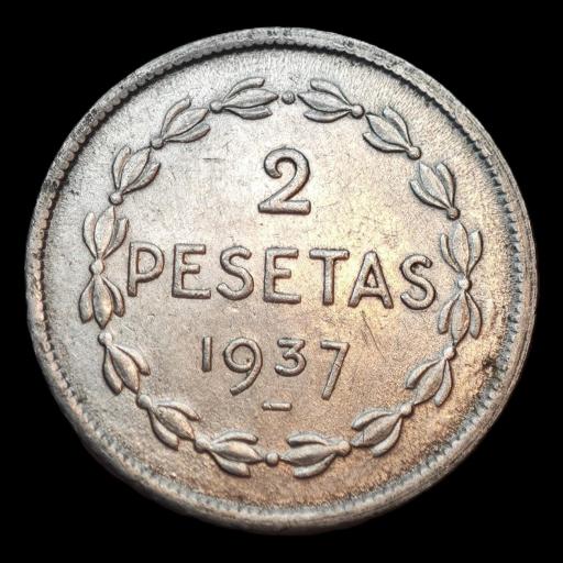 2 PESETAS 1937 - GOB. EUZKADI - PAÍS VASCO  [1]