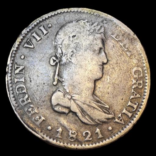 8 REALES 1821 - FERNANDO VII - GUADALAJARA  [0]