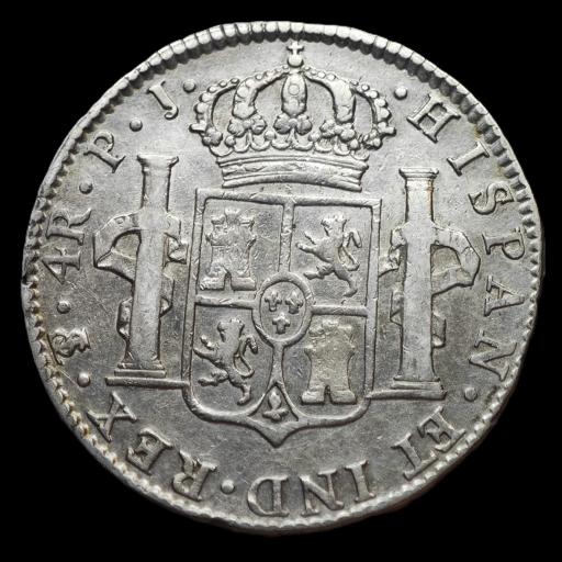 4 REALES 1824 - FERNANDO VII - POTOSÍ  [1]