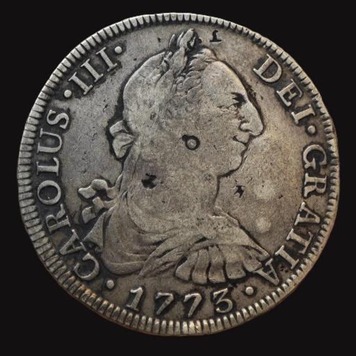 8 REALES 1773 - CARLOS III - MEXICO [2]