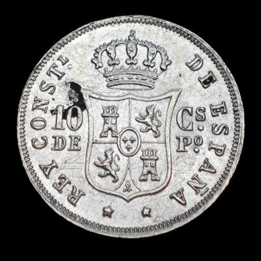 10 CENTAVOS 1885 - ALFONSO XII - FILIPINAS  [1]