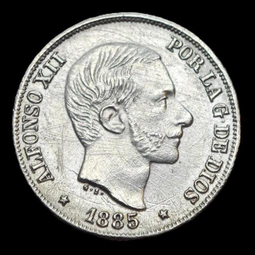 10 CENTAVOS 1885 - ALFONSO XII - FILIPINAS  [0]