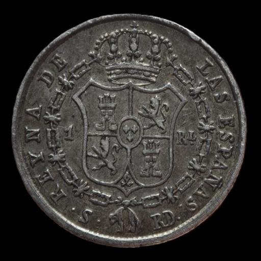 1 REAL 1851 - ISABEL II - SEVILLA  [1]