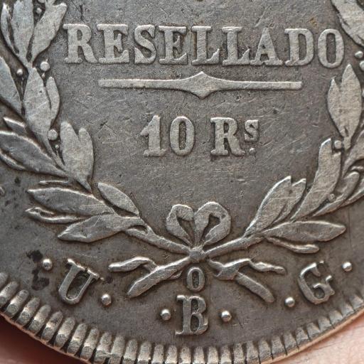 10 REALES 1821 - FERNANDO VII - BILBAO  [3]