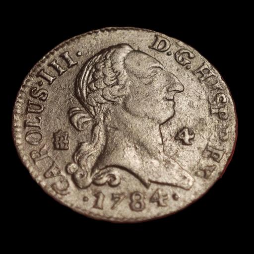 4 MARAVEDÍS 1784 - CARLOS III - SEGOVIA [0]