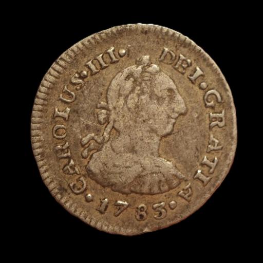 1/2 REAL 1783 - CARLOS III - LIMA [0]