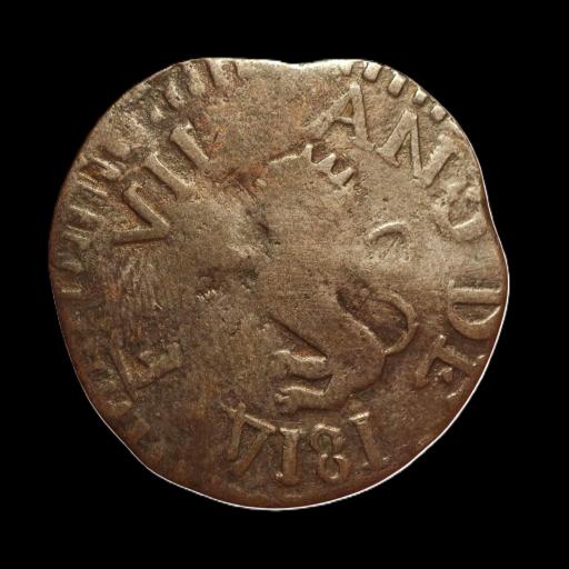 1/2 REAL 1814 - VENEZUELA - GUAYANA [1]