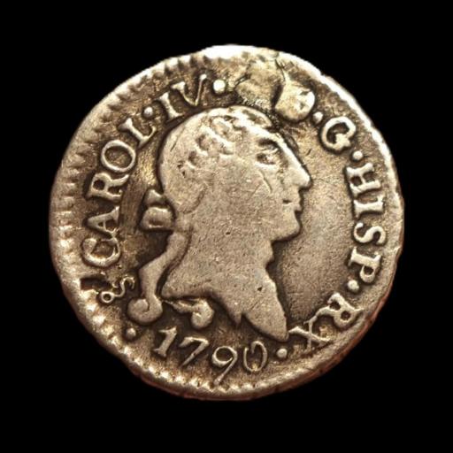 1/4 REAL 1790 - CARLOS IV - SANTIAGO [0]