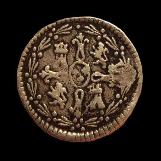 1/4 REAL 1790 - CARLOS IV - SANTIAGO [1]