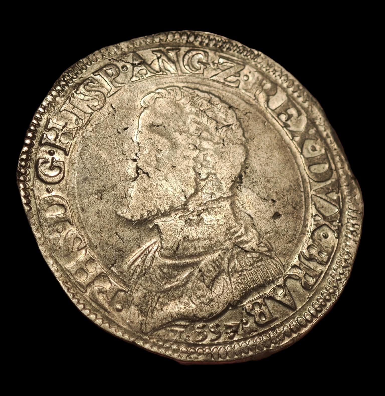1 ESCUDO 1557 - FELIPE II - MAASTRITCHT